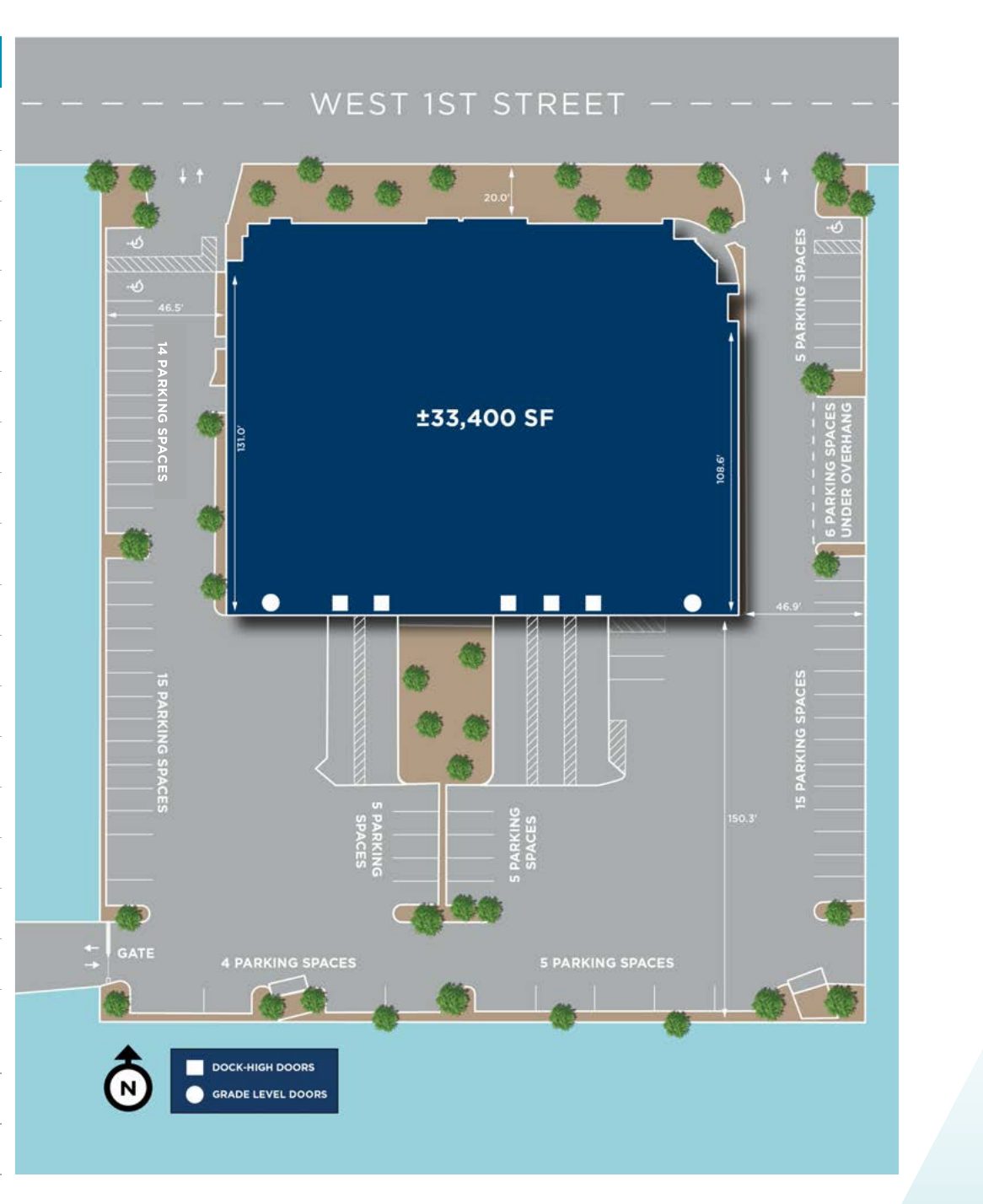 1917-1965 West 1st Street site plan